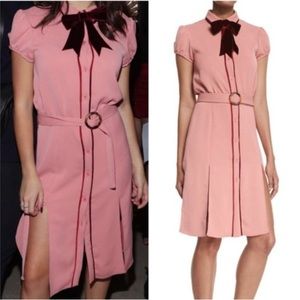 Alice & Olivia “Carie” bow tie belted dress 2